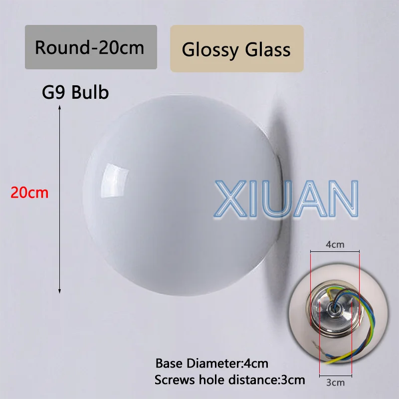 Modern Wall Light | Globe Shade · Homefinn