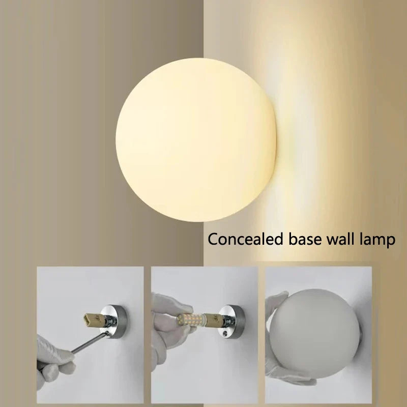 Modern Wall Light | Globe Shade · Homefinn