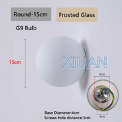 Modern Wall Light | Globe Shade · Homefinn
