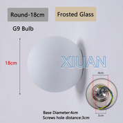 Modern Wall Light | Globe Shade · Homefinn
