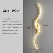 Modern Wall Light | LED Wave · Homefinn