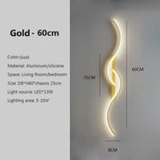 Modern Wall Light | LED Wave · Homefinn