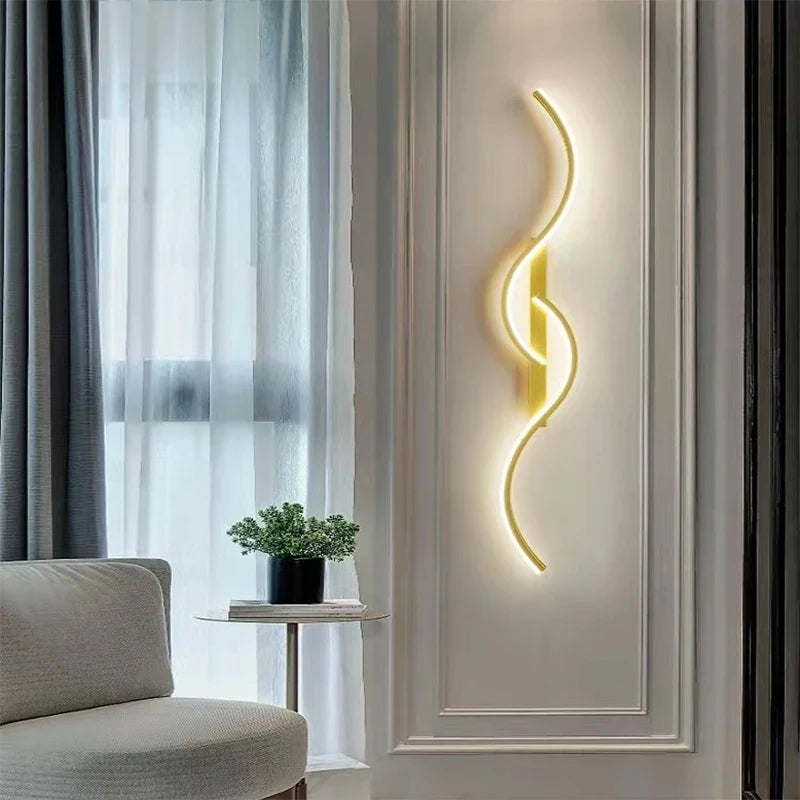 Modern Wall Light | LED Wave · Homefinn