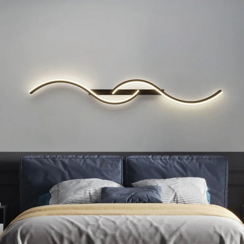 Modern Wall Light | LED Wave · Homefinn