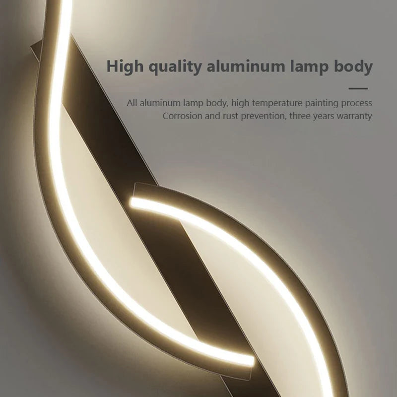 Modern Wall Light | LED Wave · Homefinn