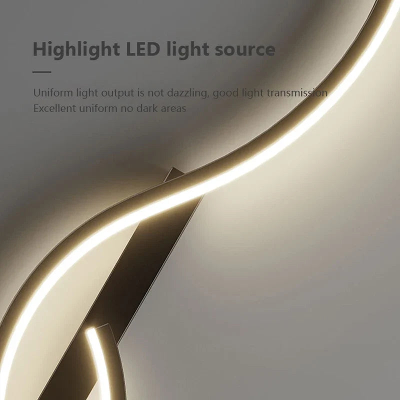 Modern Wall Light | LED Wave · Homefinn