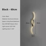 Modern Wall Light | LED Wave · Homefinn