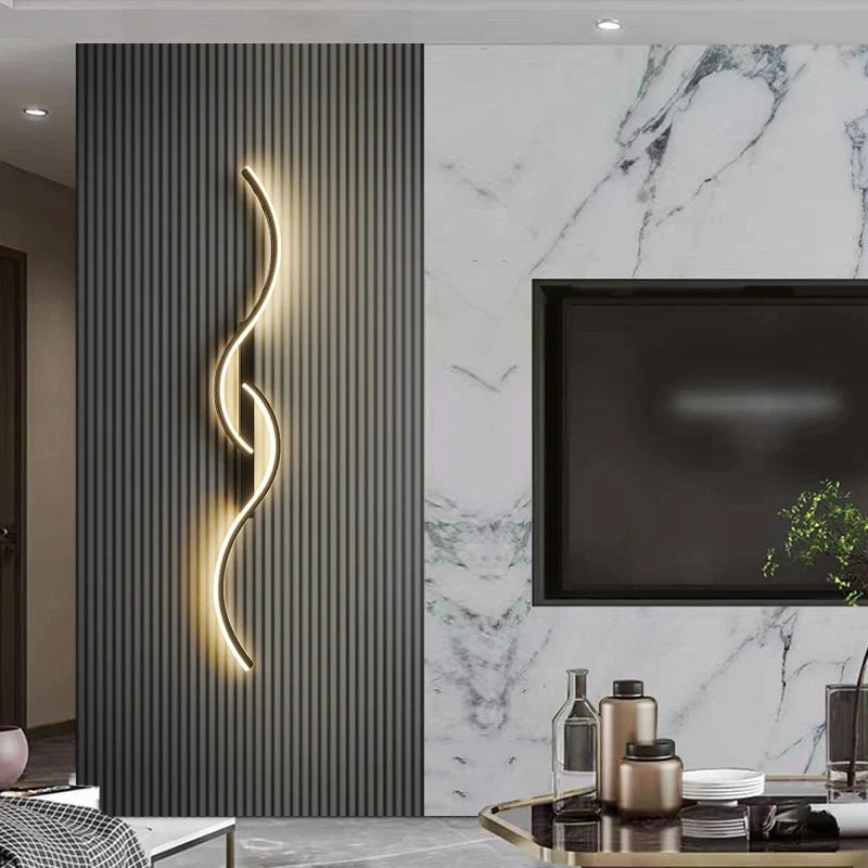 Modern Wall Light | LED Wave · Homefinn