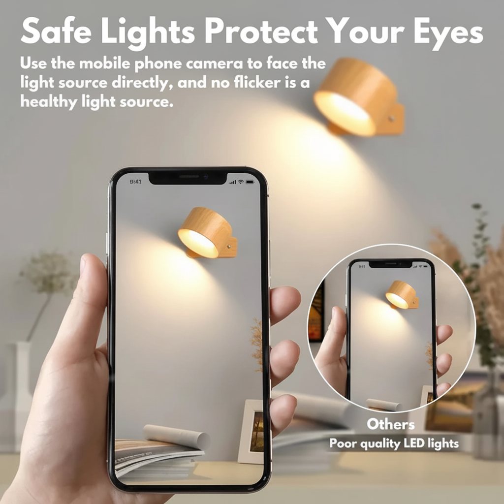 Modern Wall Light | Rechargeable LED · Homefinn