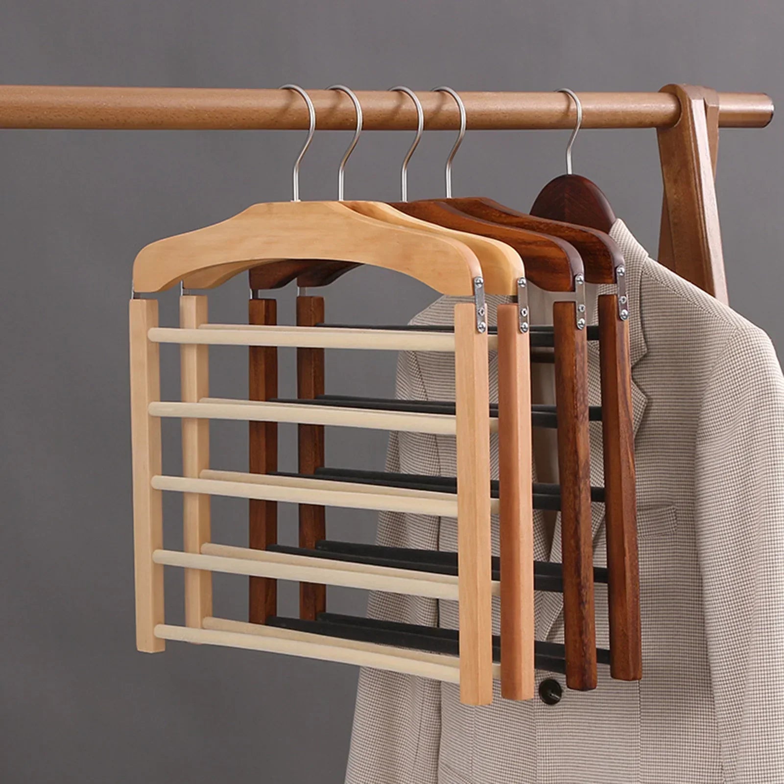 Multi Tier Trouser Hanger | Space Saving · Homefinn