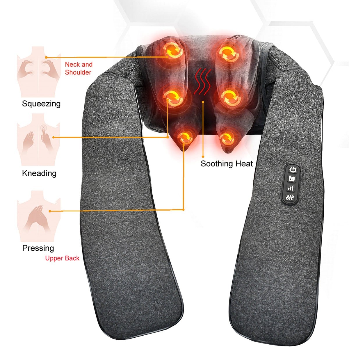Neck And Shoulder Massager | Heated · Homefinn