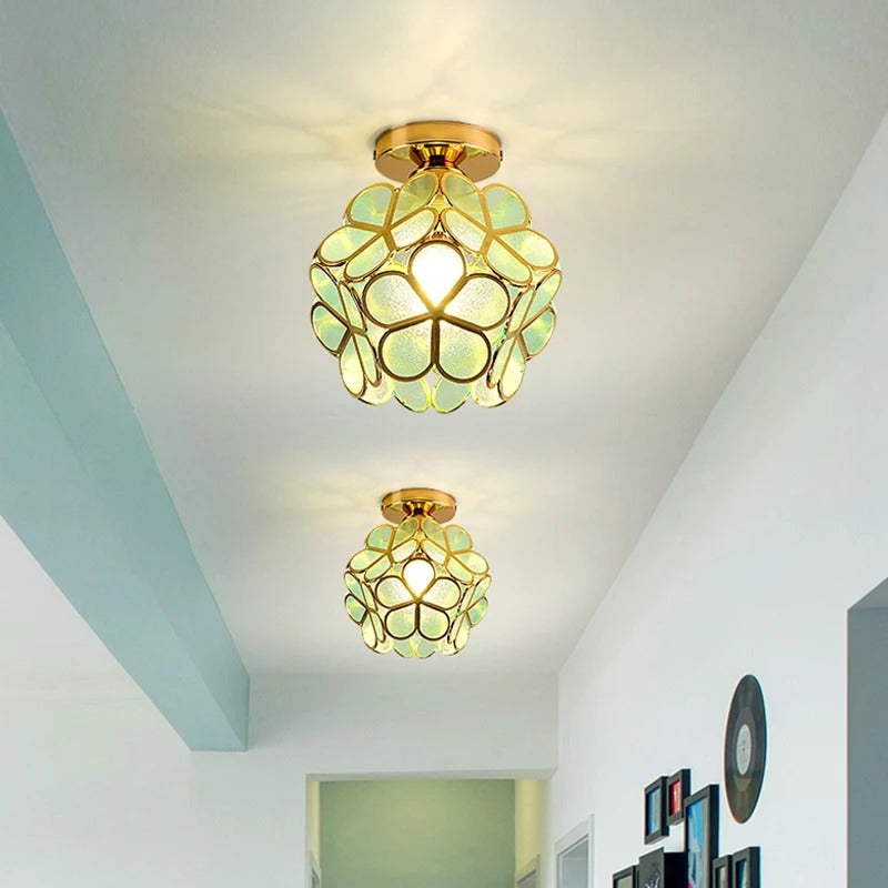 Nordic Ceiling Light | Floral Shade · Homefinn