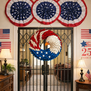 Patriotic Eagle Wreath | Wall Hanging · Homefinn