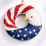 Patriotic Eagle Wreath | Wall Hanging