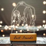 Personalised Photo Night Light | LED Engraved · Homefinn
