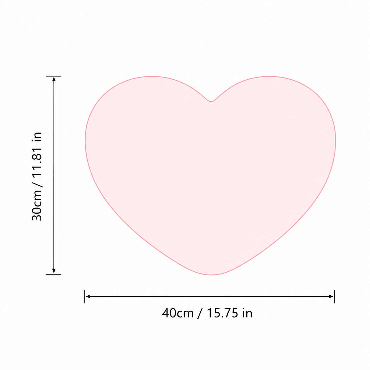 Plush Cushion | Heart Shaped · Homefinn
