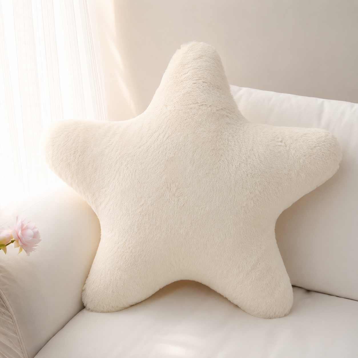 Plush Cushion | Star Shaped · Homefinn