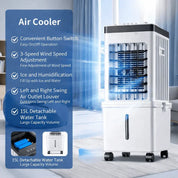 Portable Air Cooler | Water Tank · Homefinn