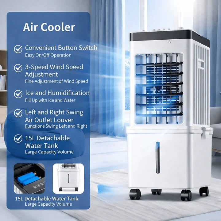 Portable Air Cooler | Water Tank · Homefinn