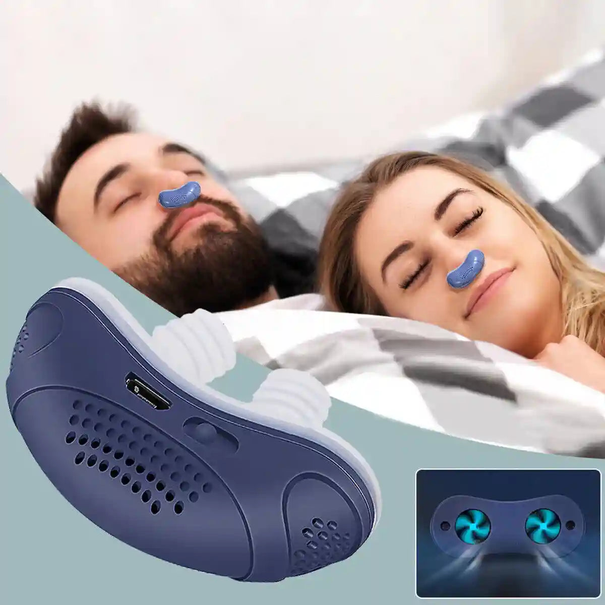 Portable Anti Snoring Device | USB Rechargeable · Homefinn