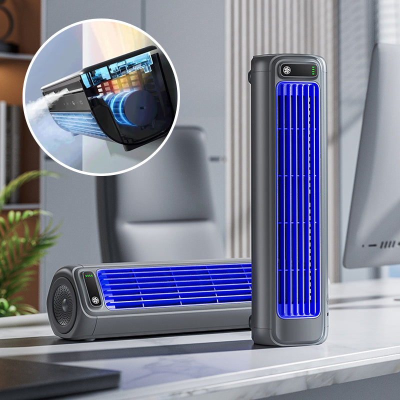 Portable Bladeless Fan | USB Rechargeable · Homefinn