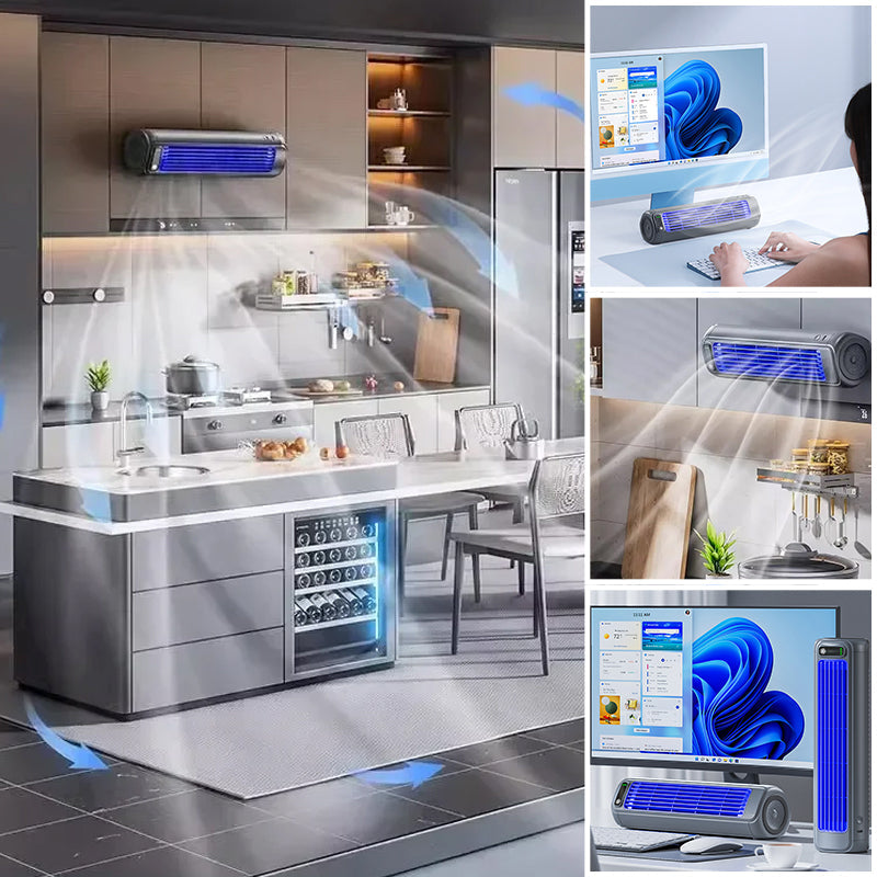 Portable Bladeless Fan | USB Rechargeable · Homefinn