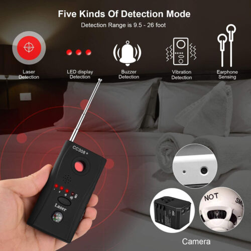 Portable Bug Detector | Hidden Camera Finder · Homefinn