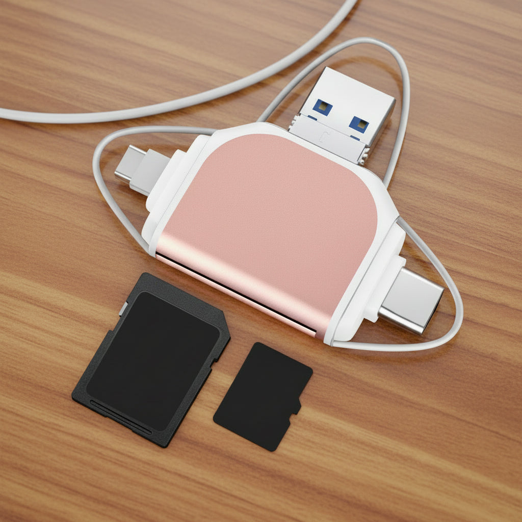 Portable Card Reader | 4 In 1 · Homefinn