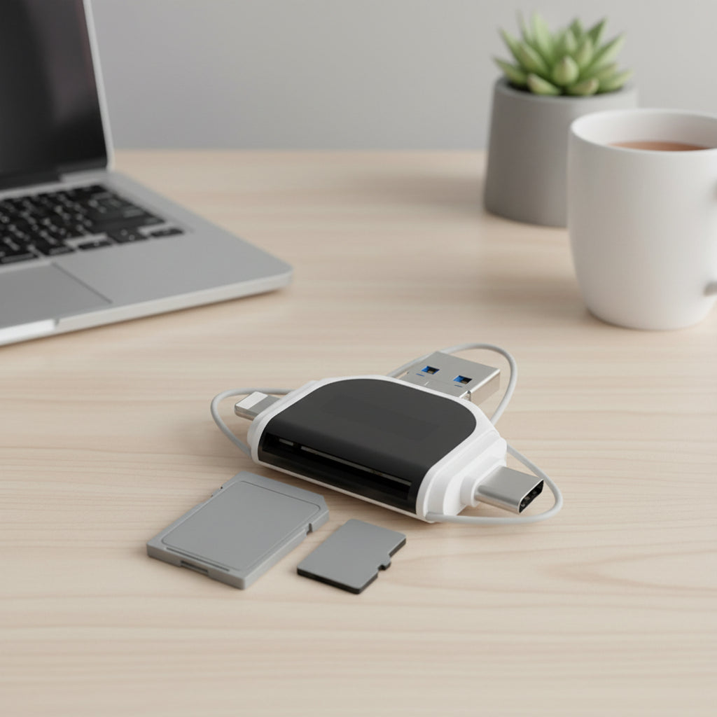 Portable Card Reader | 4 In 1 · Homefinn