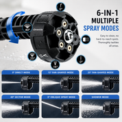 Portable Cordless Power Washer | Battery Operated Handheld Car Wash Gun • Homefinn