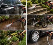 Portable Cordless Power Washer | Battery Operated Handheld Car Wash Gun • Homefinn