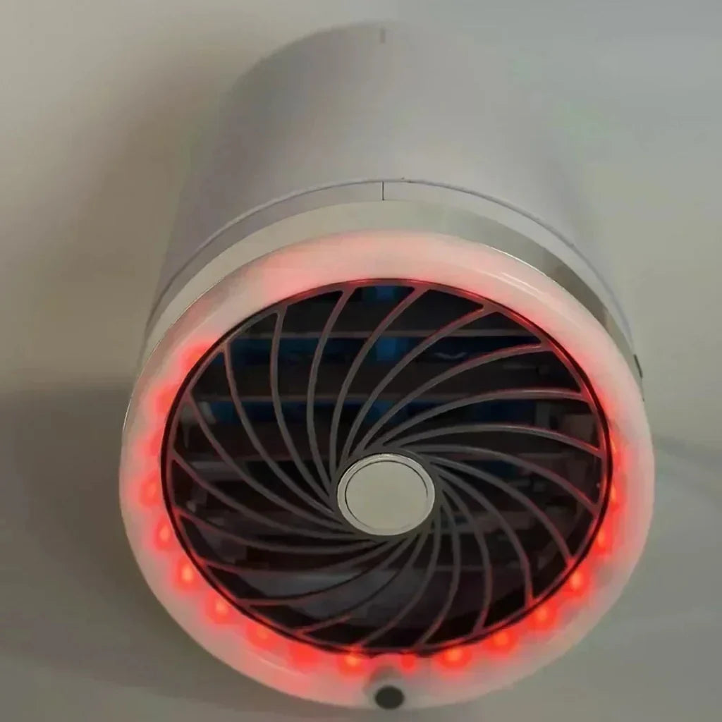 Portable Desk Fan | LED Light · Homefinn