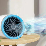 Portable Desk Fan | LED Light