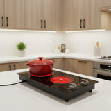 Portable Electric Cooktop | Double Burner