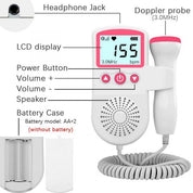 Portable Fetal Doppler | LCD Display · Homefinn