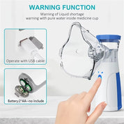 Portable Handheld Nebuliser | USB Rechargeable · Homefinn