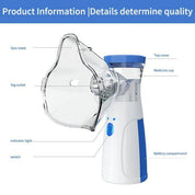 Portable Handheld Nebuliser | USB Rechargeable · Homefinn