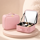 Portable Makeup Case | LED Mirror