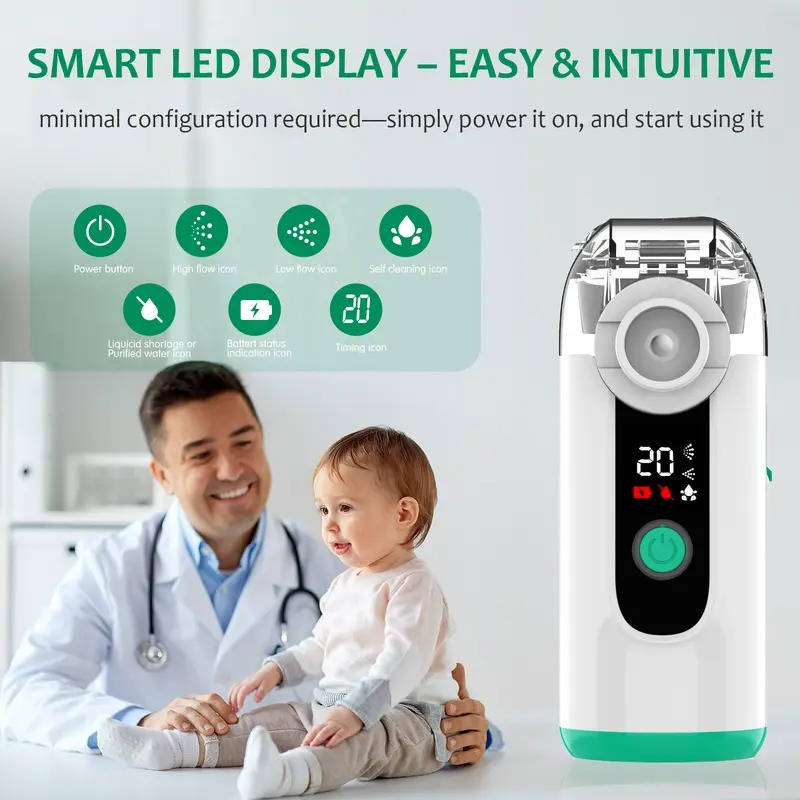 Portable Nebuliser | USB Rechargeable · Homefinn