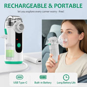 Portable Nebuliser | USB Rechargeable · Homefinn
