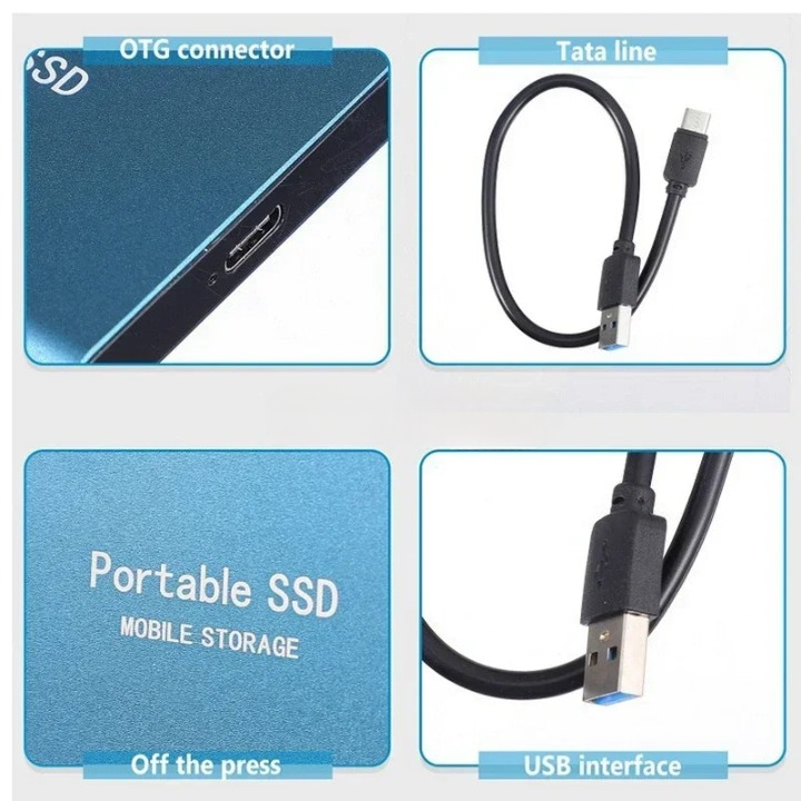 Portable SSD | USB-C External Storage · Homefinn