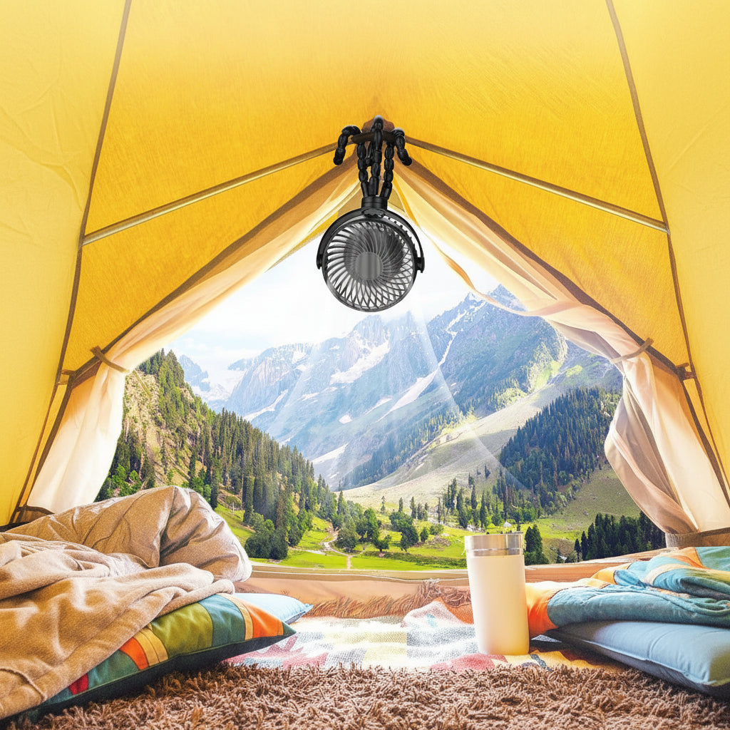 Portable Stroller Fan | Flexible Tripod · Homefinn