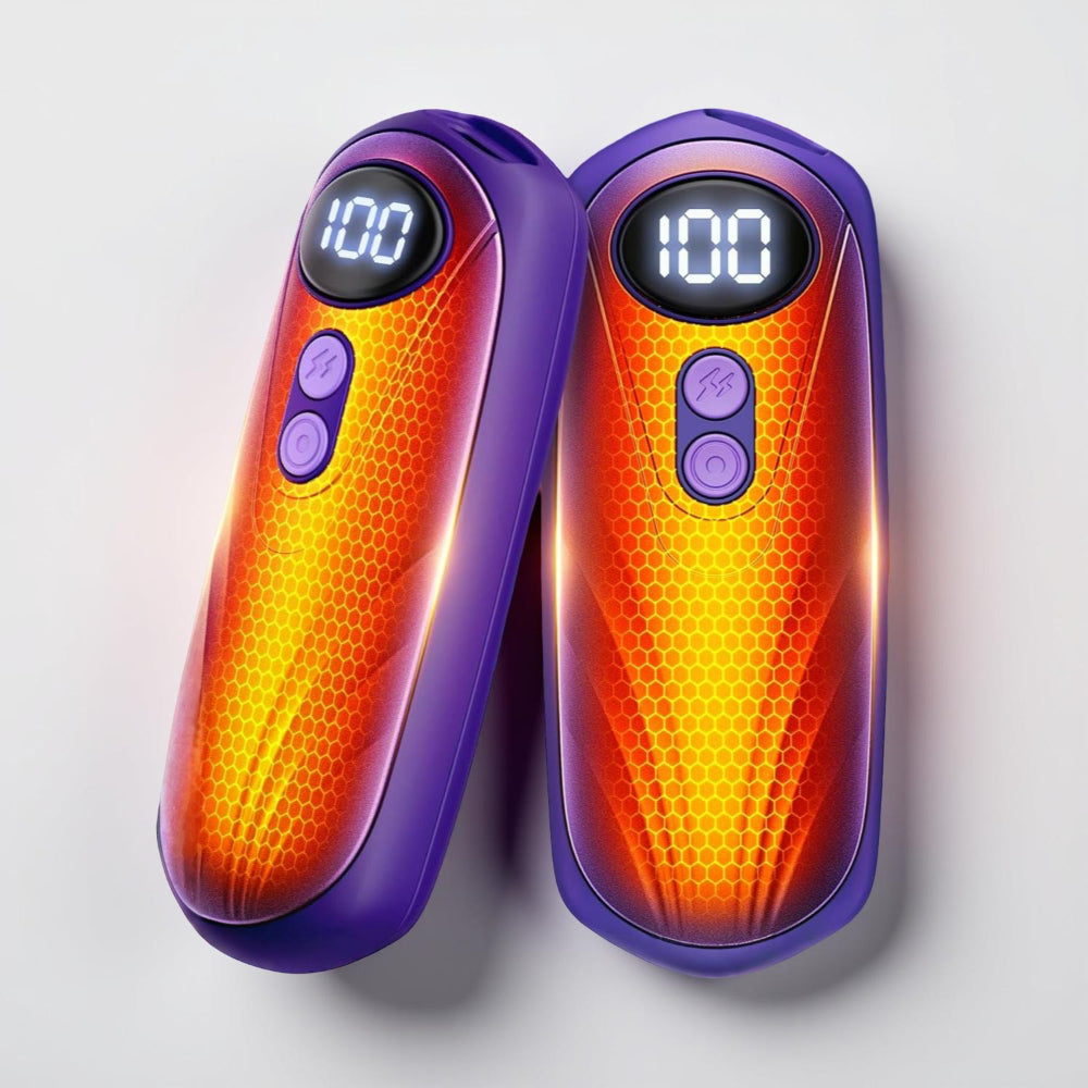 Rechargeable Hand Warmer | LED Display · Homefinn