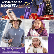 Rechargeable Hand Warmer | LED Display · Homefinn