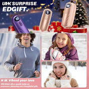 Rechargeable Hand Warmer | LED Display · Homefinn
