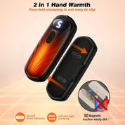 Rechargeable Hand Warmer | LED Display · Homefinn