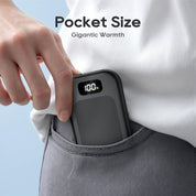 Rechargeable Hand Warmer | LED Display · Homefinn