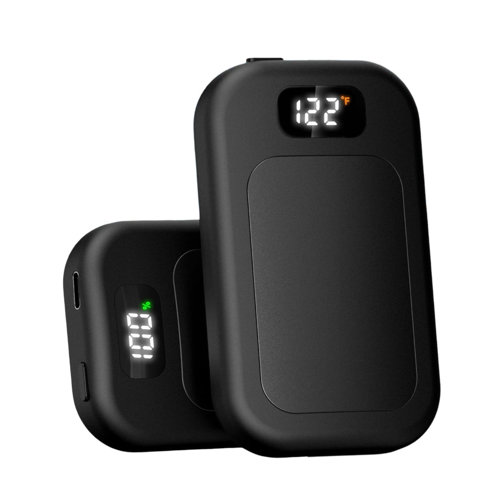 Rechargeable Hand Warmer | LED Display · Homefinn