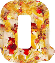 Resin Letter Night Light | LED Pressed Flowers · Homefinn