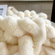 Ribbed Throw Blanket | Textured Stripe · Homefinn
